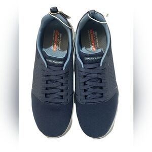 Skechers Glide-Lite Men's Classic Shoes Fit With Memory Foam (Navy, Medium 9)